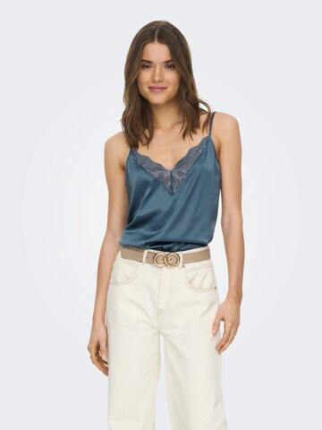 Top 'VICTORIA' di ONLY in blu: frontale