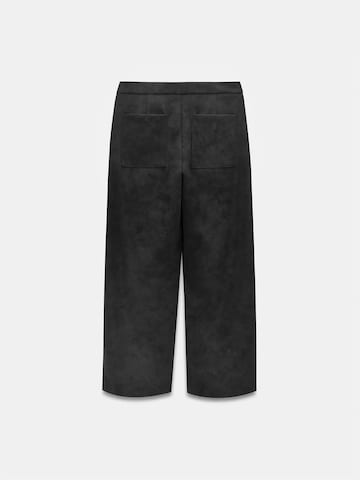 Dilvin Wide Leg Hose in Schwarz