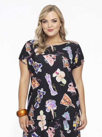 YOEK Shirt in Schwarz: Vorderseite