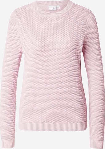 VILA Sweater 'VIDalo' in Purple: front