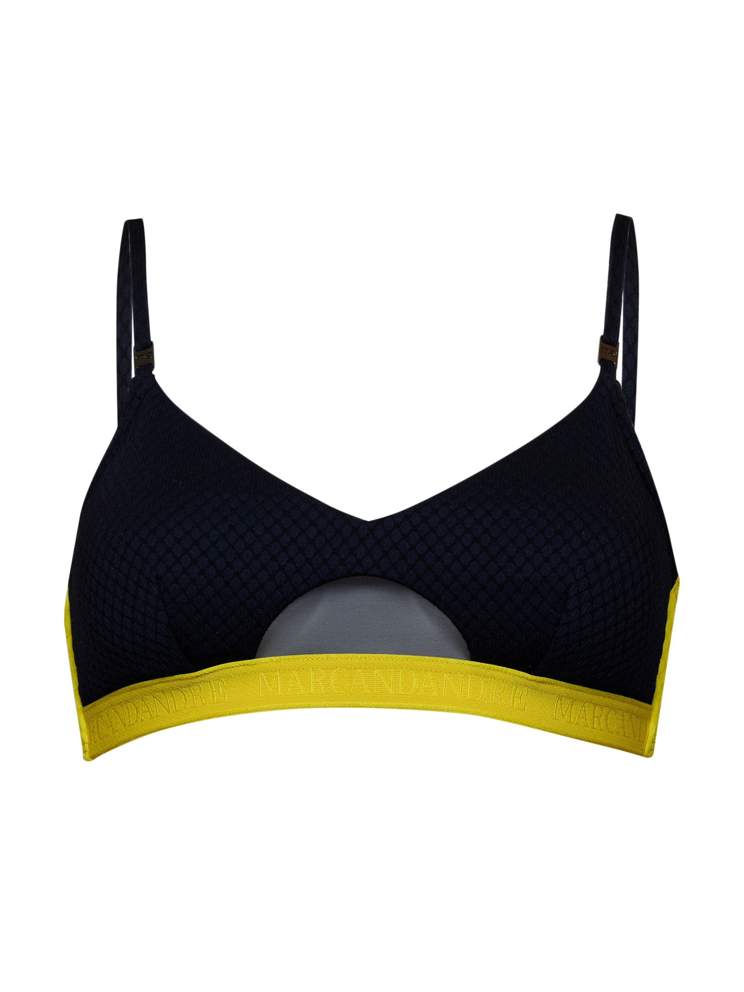 Frauen Bademode Marc & André Bikinitop 'Pop Brights' in Navy - WE99656 Frauen Bademode Marc & André Bikinitop 'Pop Brights' in Navy - WE99656