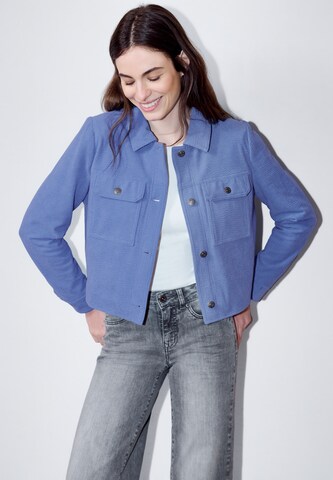 Street One Studio Between-Season Jacket in Blue: front