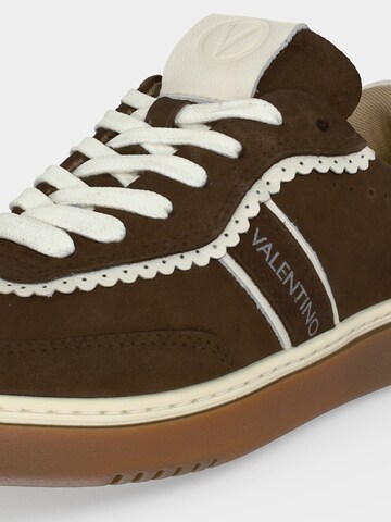 Valentino Shoes Ниски маратонки 'GLOSSY' в кафяво