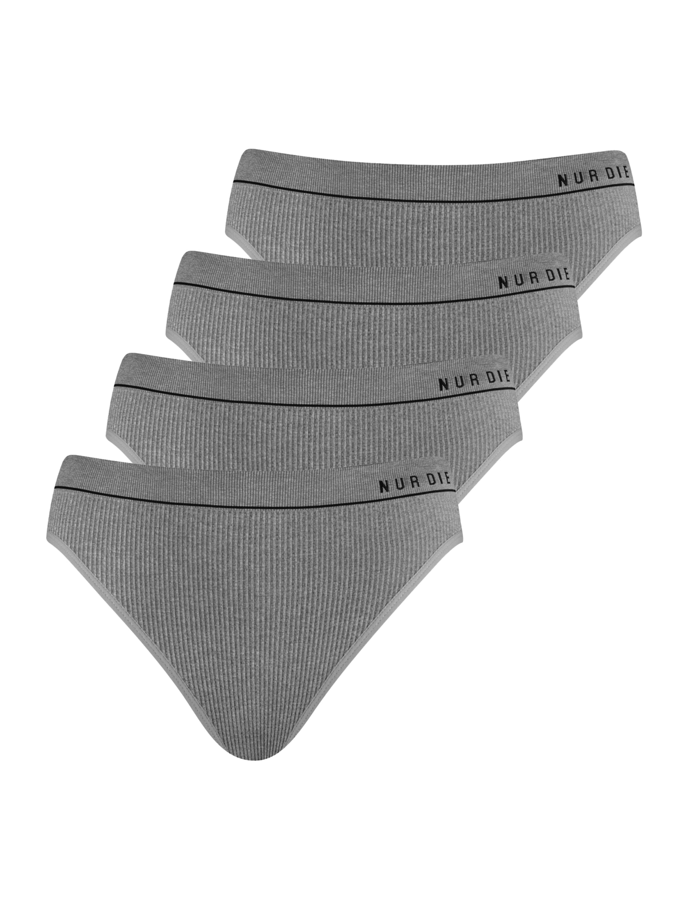 Nur Die Slip 'Retro' in Grey: front