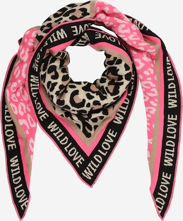 Foulard 'Love is Love' Zwillingsherz en noir : devant