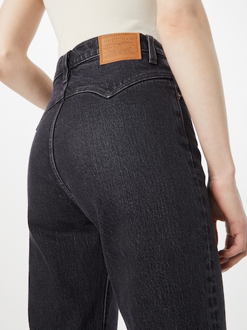 LEVI'S ® Regularen Kavbojke 'Ribcage No Back Pocket' | črna barva