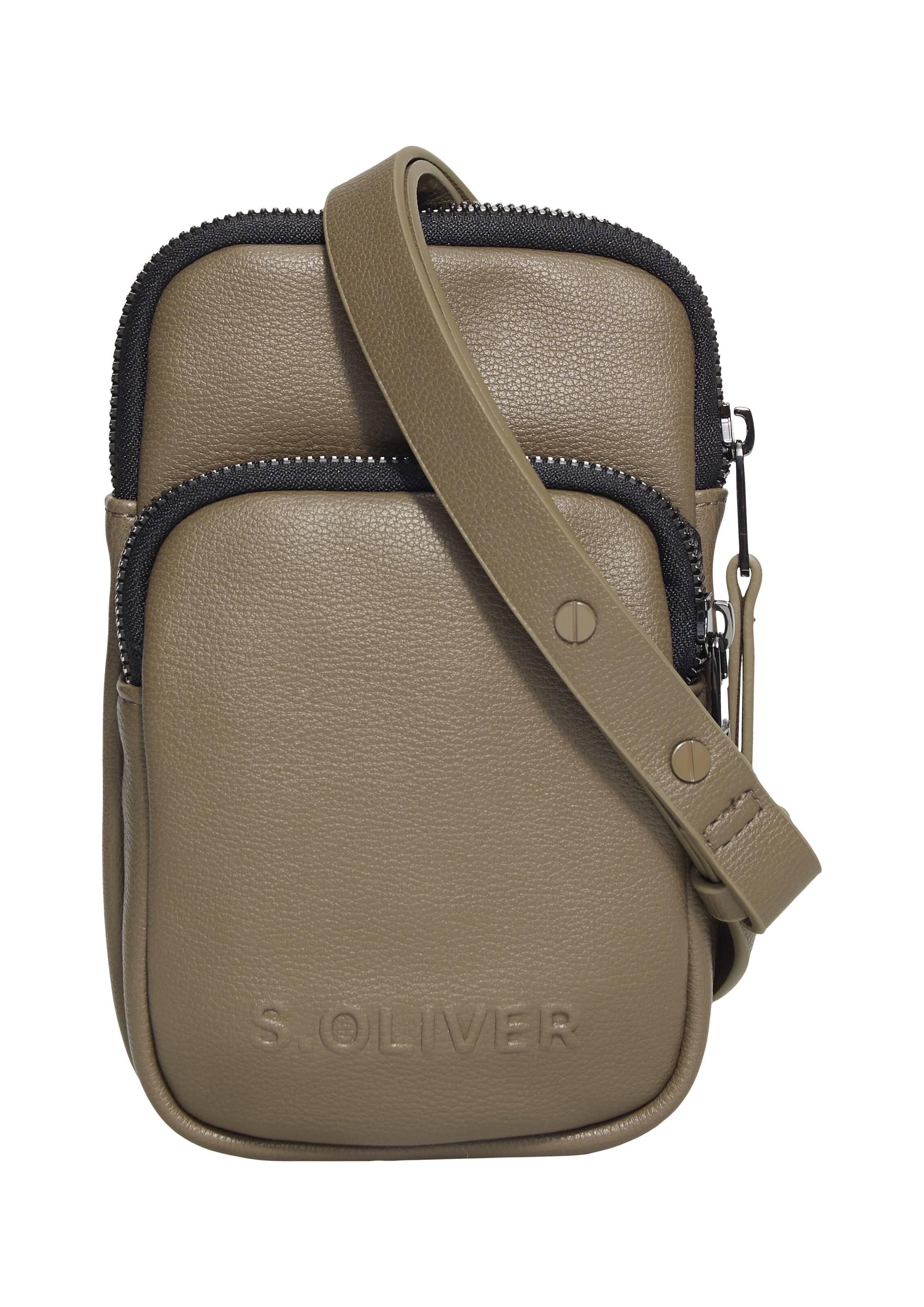 s.Oliver Schoudertas in Beige: voorkant