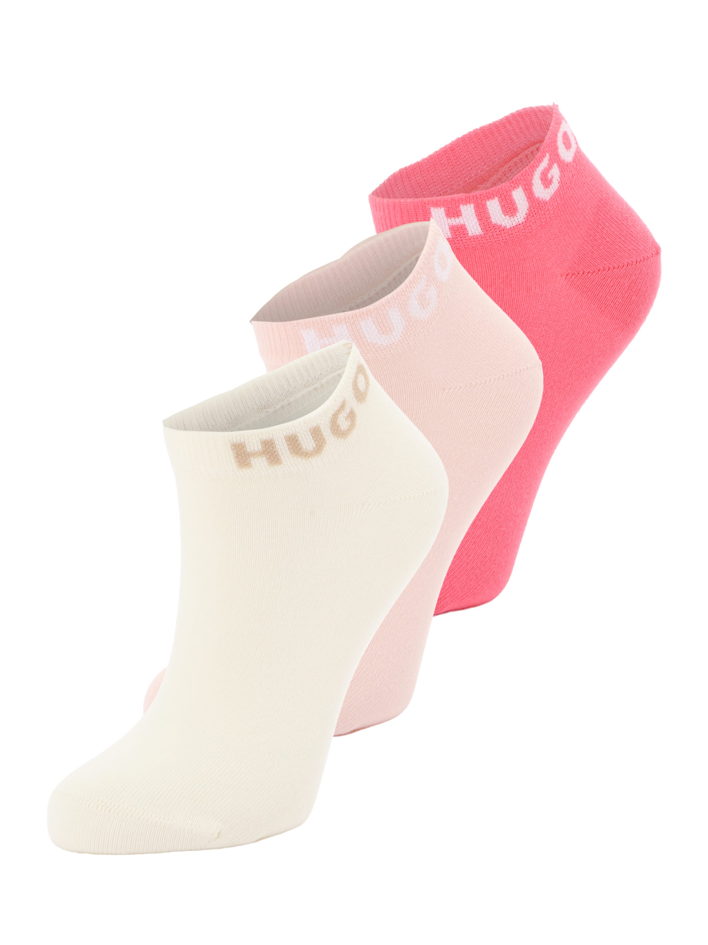 HUGO Nogavice | bež barva: sprednja stran