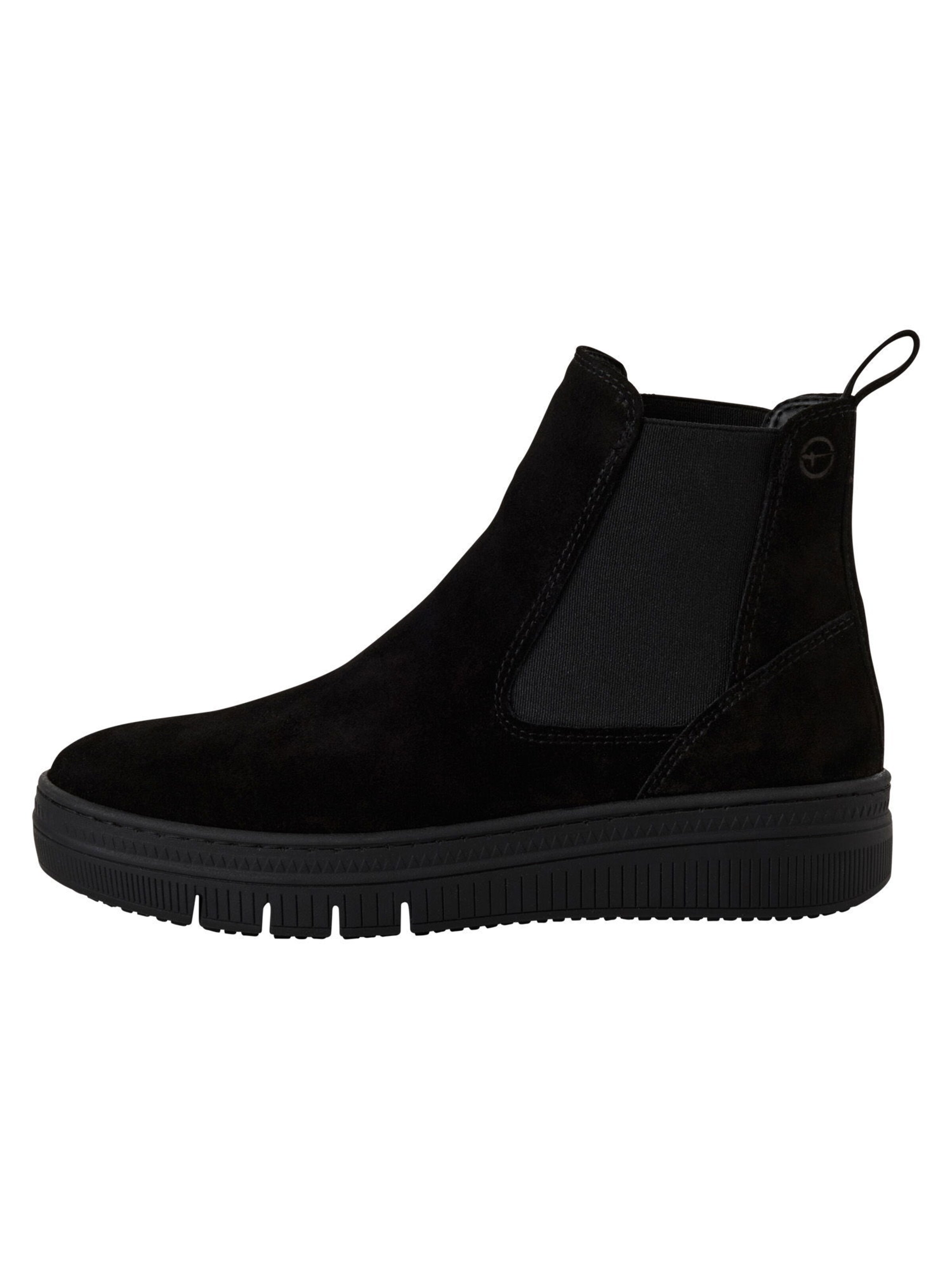 Tamaris Chelsea boots in Zwart