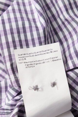 BOSS Black Button Up Shirt in L in Purple