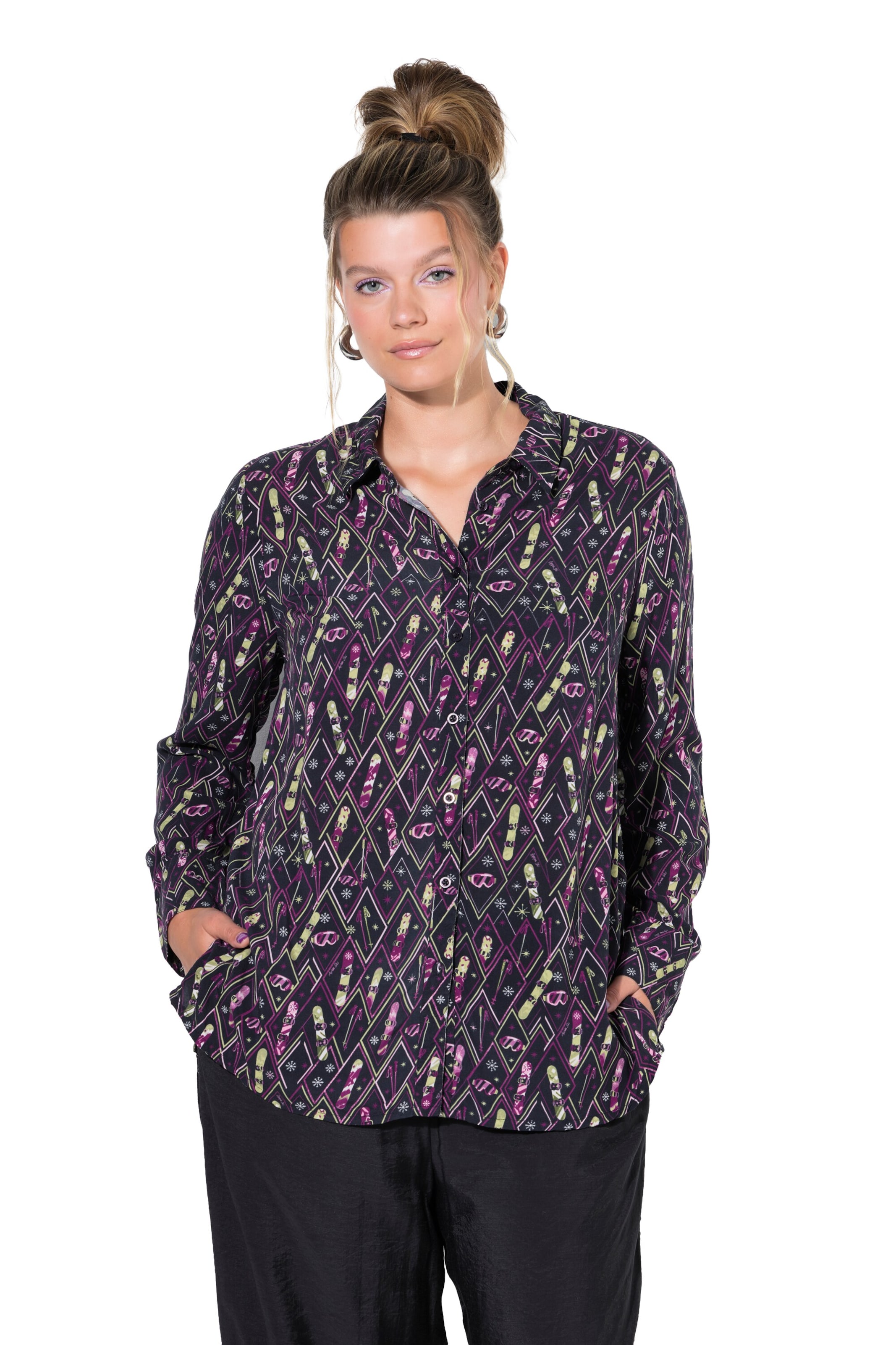 Studio Untold Blouse in Mixed colours: front