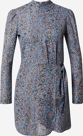 sessun Košilové šaty 'MARIKYU' – modrá: přední strana