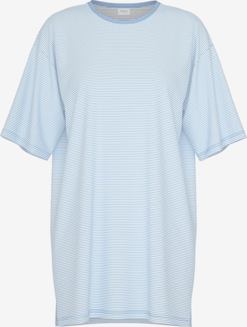 Mey Nachthemd 'Simple Stripes' in Blau: Vorderseite