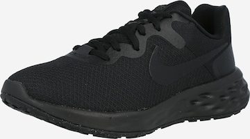 NIKE - Zapatillas de running 'Revolution 6' en negro: frente