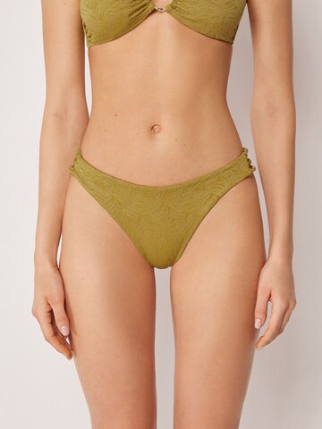 CALZEDONIA Bikini Bottoms in Green: front