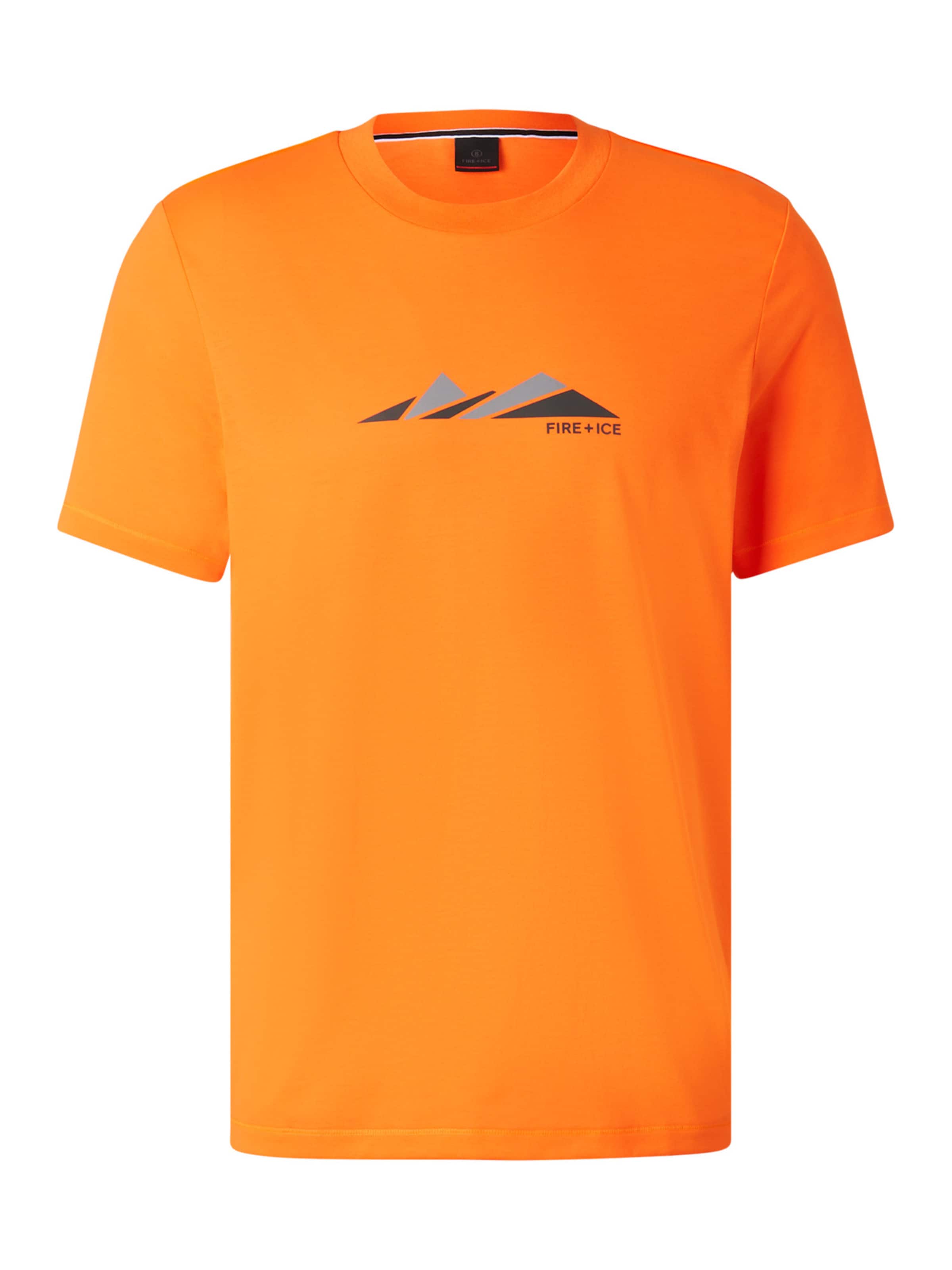 Bogner Fire + Ice T-Shirt 'Paco' in grau / orange, Produktansicht