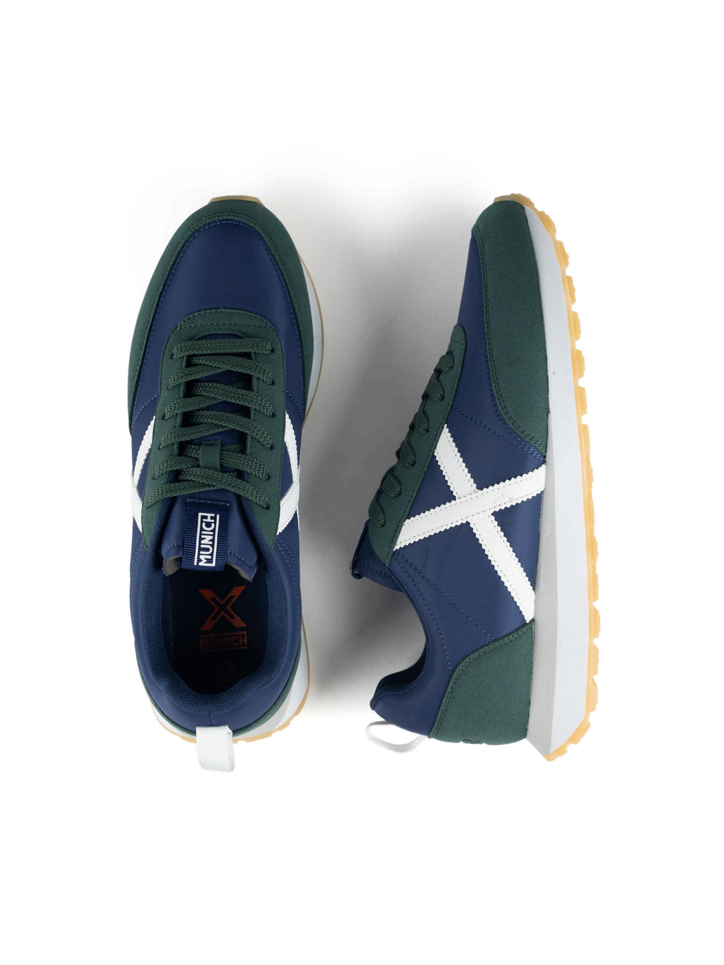 Baskets basses 'Rush' MUNICH en bleu : au dessus