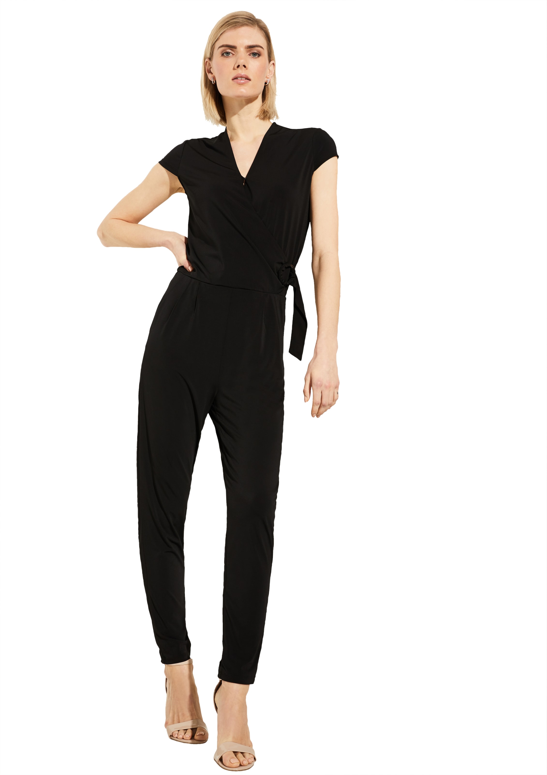 comma jumpsuit schwarz