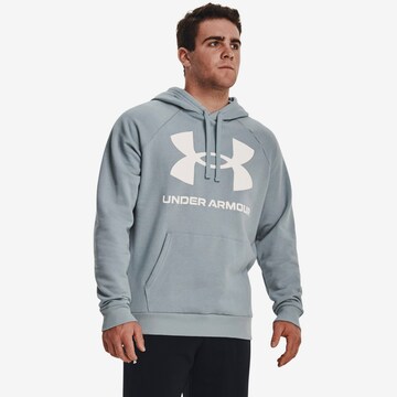 UNDER ARMOUR Athletic Sweatshirt 'Rival' in Blue: front