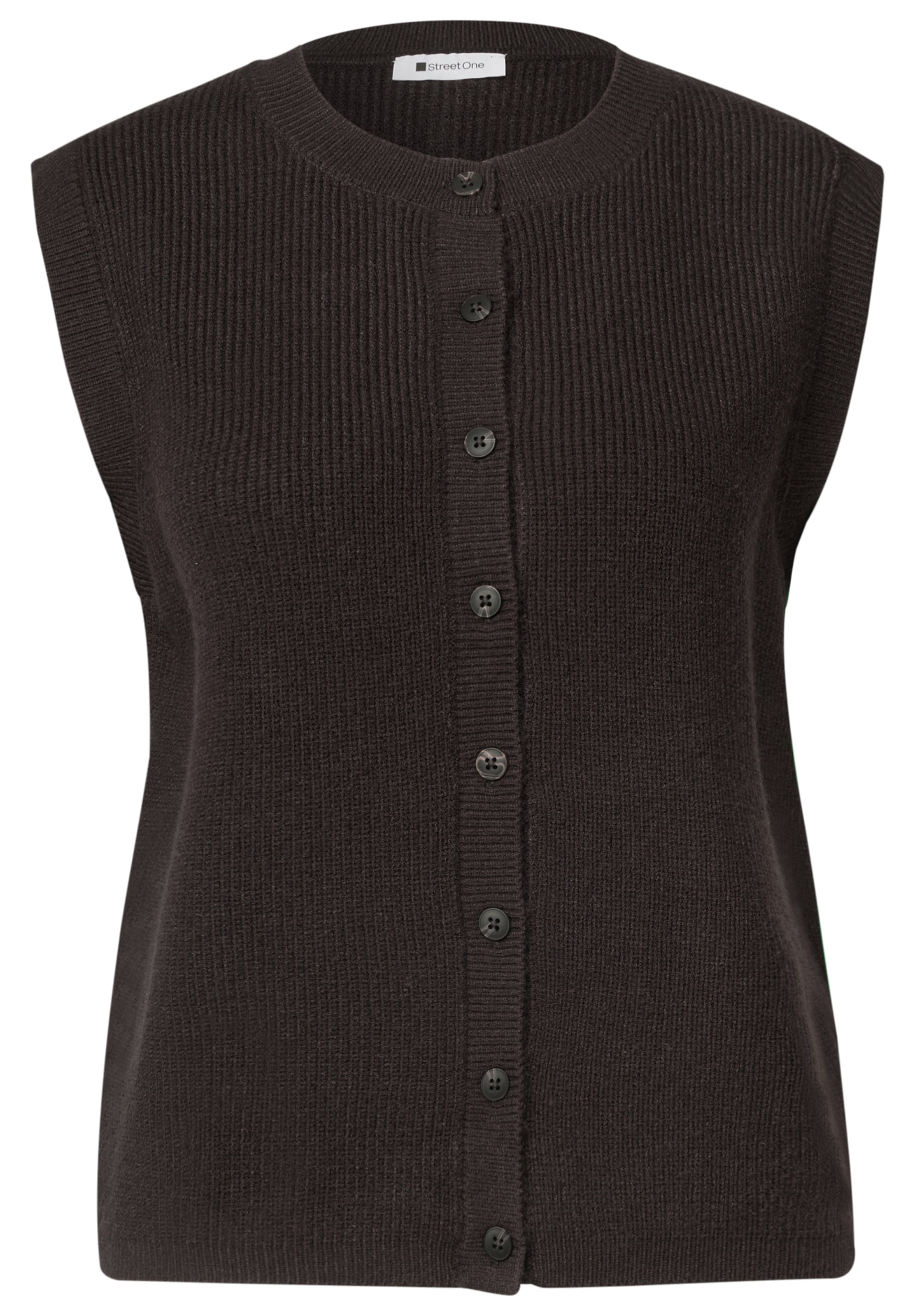 Cardigan STREET ONE en marron : devant