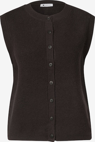 Cardigan STREET ONE en marron : devant