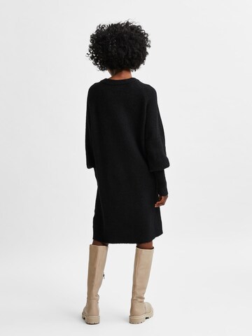 SELECTED FEMME Knit dress 'Lulu' in Black