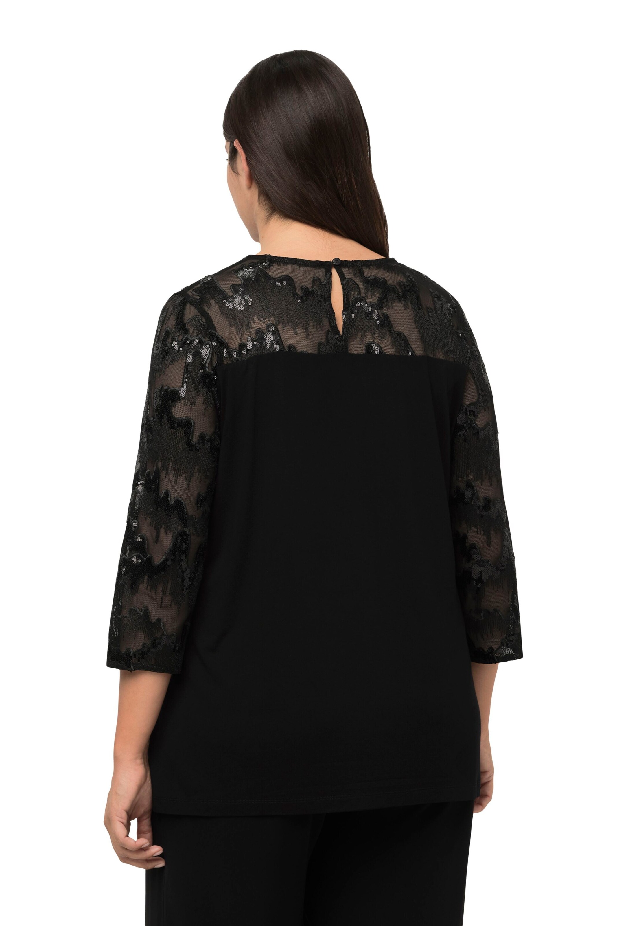 Camicia da donna di Ulla Popken in nero