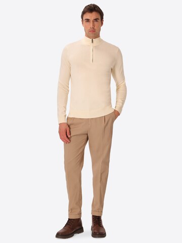 Distretto12 - Jersey 'Perugino' en beige