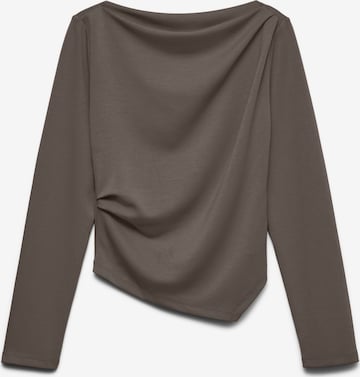 VERO MODA Bluse 'VMMILLE' i brun: forside