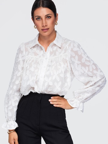 Ombre Bluse‌‌‌‌‌‌ in Beige: Vorderseite