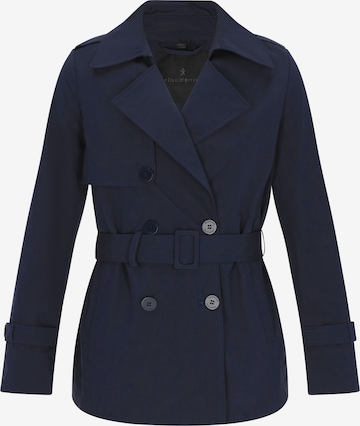 Manteau mi-saison 'Classic Look' DreiMaster Klassik en bleu : devant