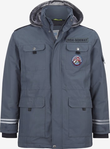 Jan Vanderstorm Winter Parka ' Emppu ' in Grey: front