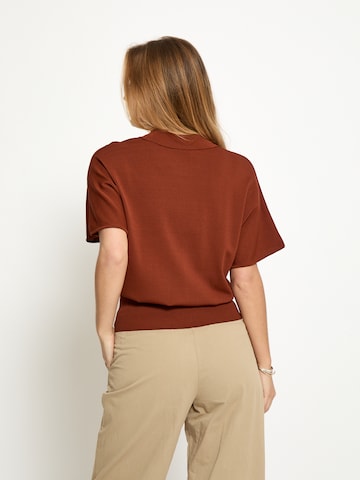 Top 'Naia' di Peppercorn in marrone