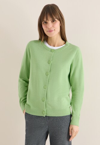 CECIL Strickjacke in Grün: Vorderseite