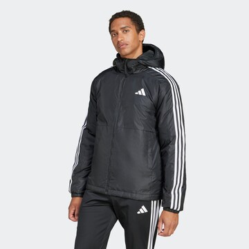 Geacă sport 'ESS' de la ADIDAS SPORTSWEAR pe negru: față