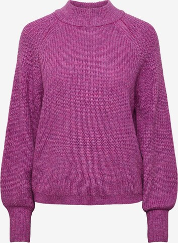 Pull-over 'NATALEE' PIECES en violet : devant