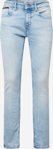 Tommy Jeans Normální Džíny 'AUSTIN' – modrá: přední strana