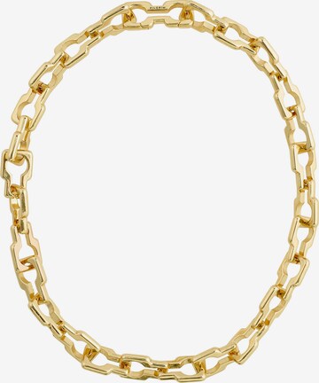 Pilgrim Necklace 'Live' in Gold: front