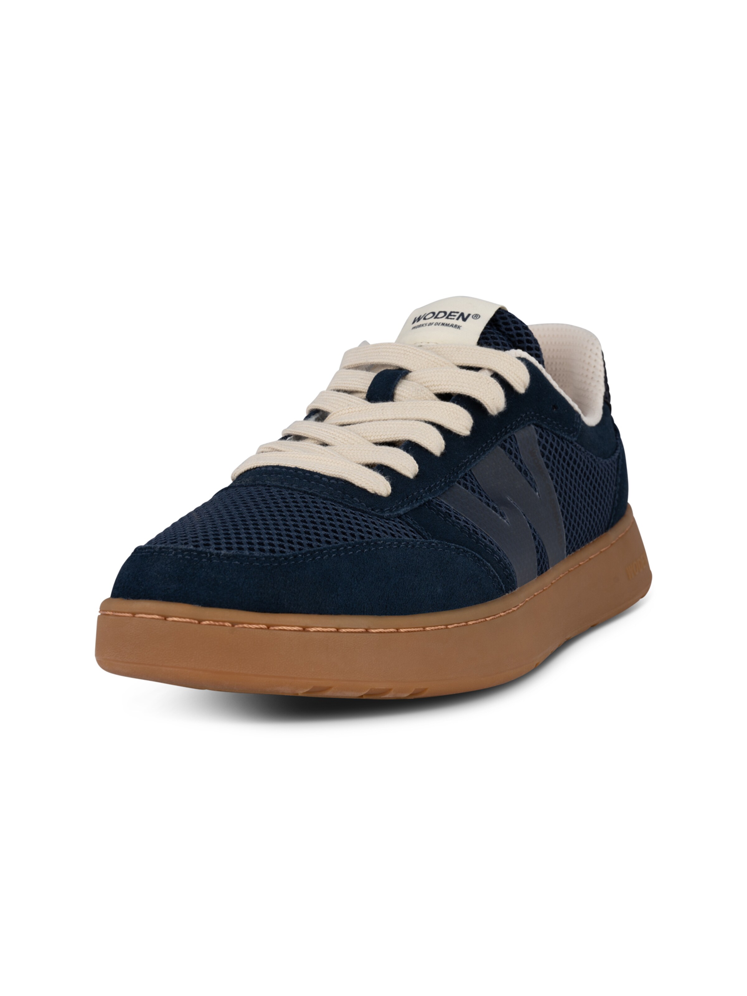 WODEN Platform trainers 'Frode' in Blue: front