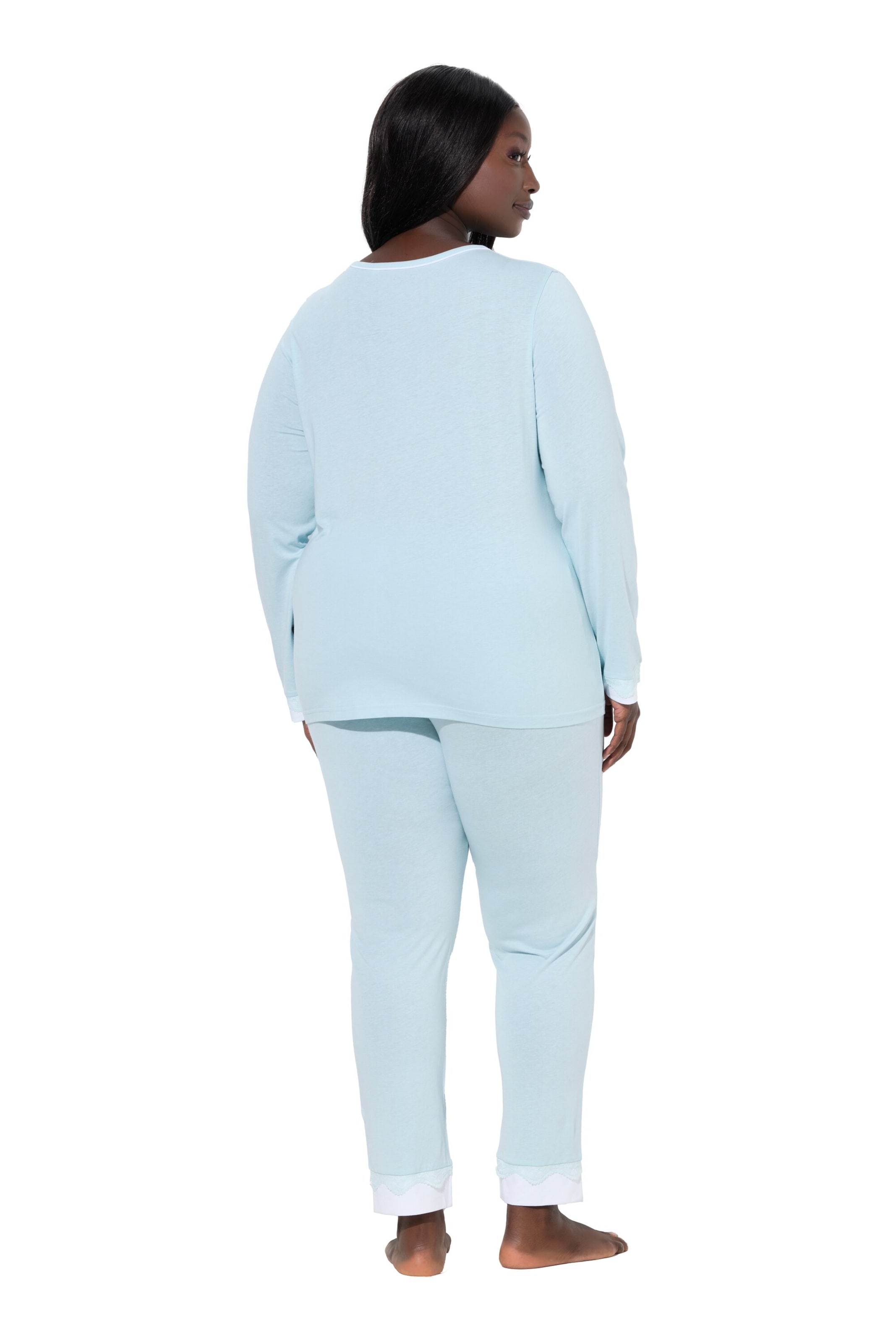 Pyjama Ulla Popken en bleu
