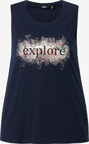 Ulla Popken Top in Schwarz: Vorderseite