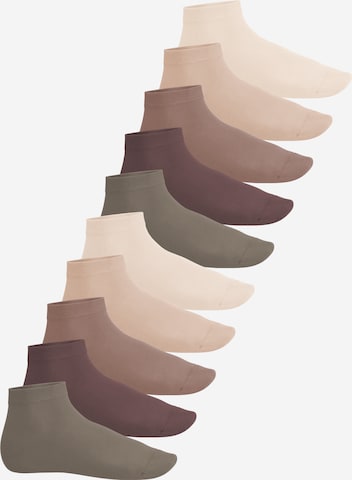 footstar Socks 'EVERYDAY!' in Beige: front