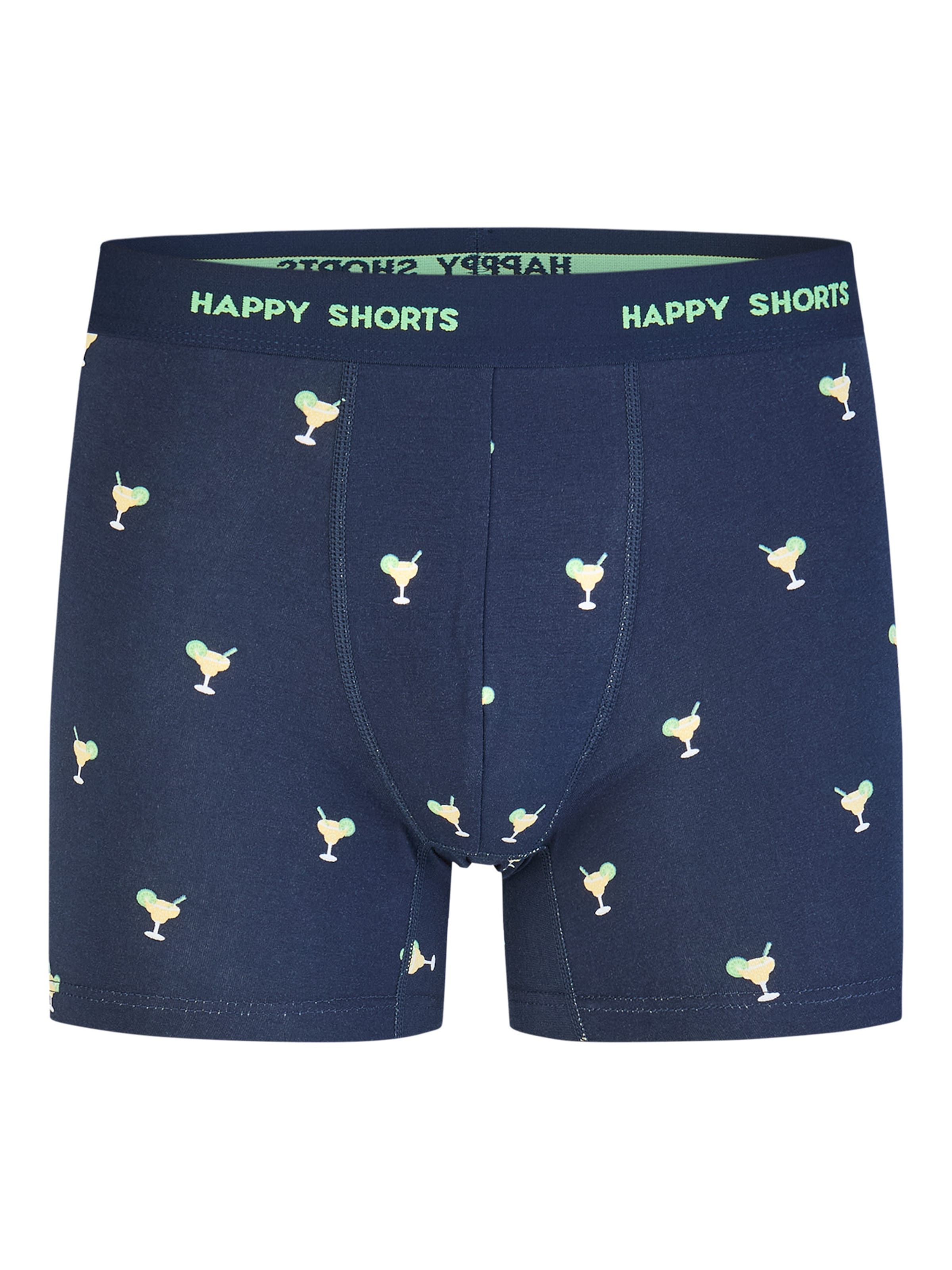Boxers ' Jersey ' Happy Shorts en bleu
