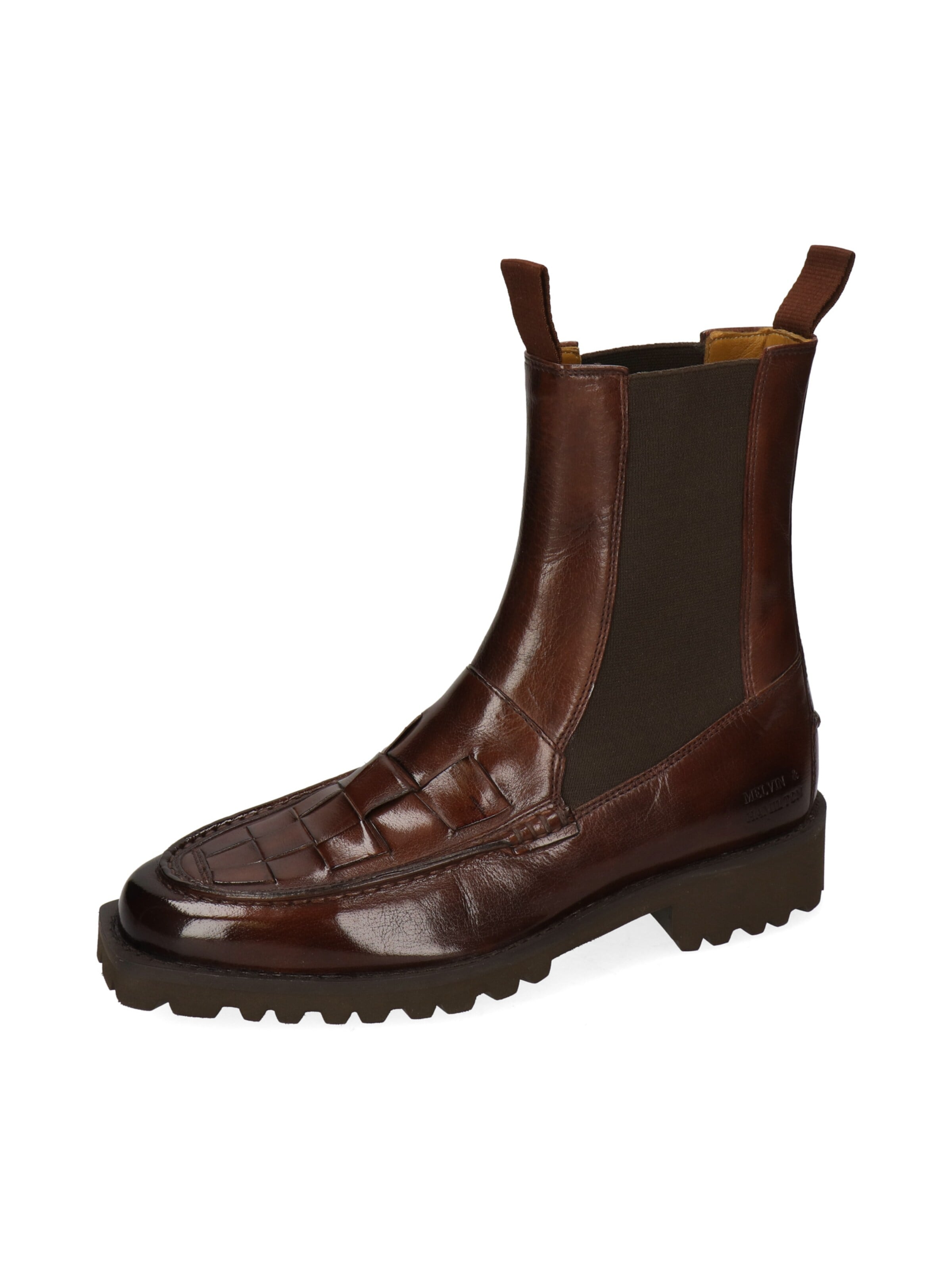 MELVIN & HAMILTON Chelsea Boots 'Gianna 20' in Brown: front