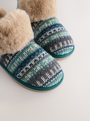 Pantoufle Next en vert
