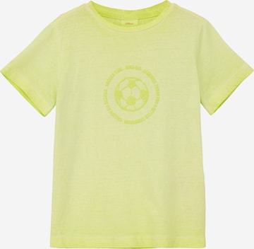 T-Shirt s.Oliver en jaune : devant