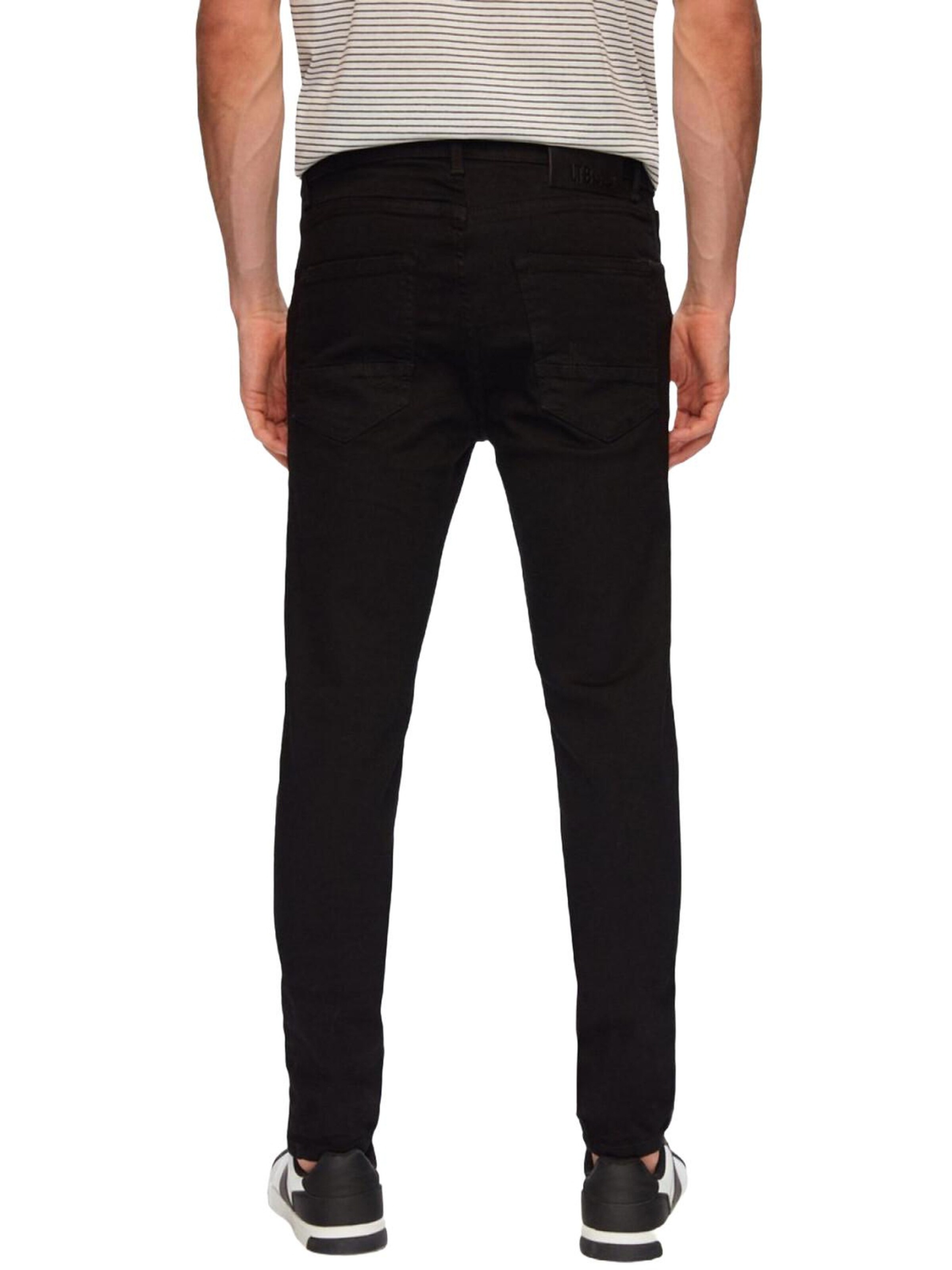 LTB Jeans - Skinny Vaquero 'LTB Jeans Herren Smarty Y Skinny Leg Mid Waist Jeanshose' en negro