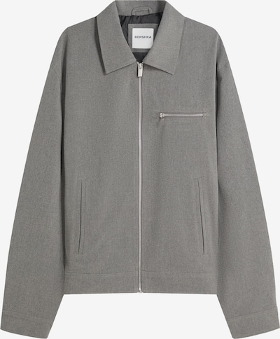 Bershka Välikausitakki värissä meleerattu harmaa, Tuotenäkymä