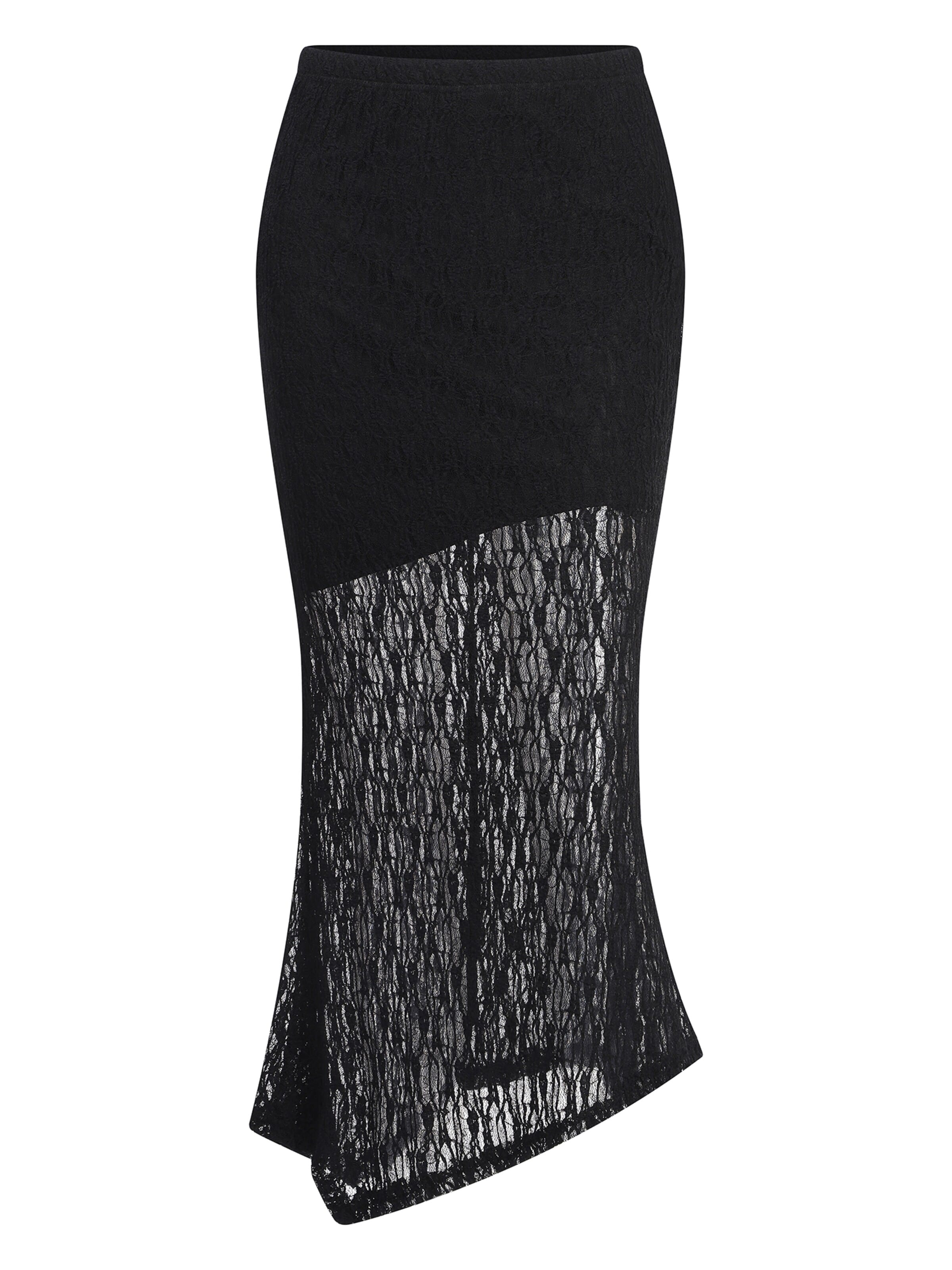 LapaPlus Kjol 'Women Skirt' i svart: framsida