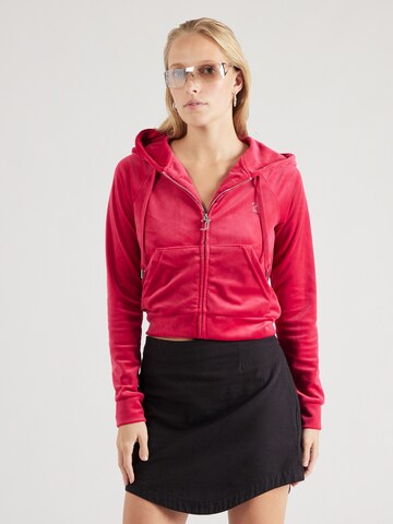 Juicy Couture Zip-Up Hoodie 'MADISON' in Pink